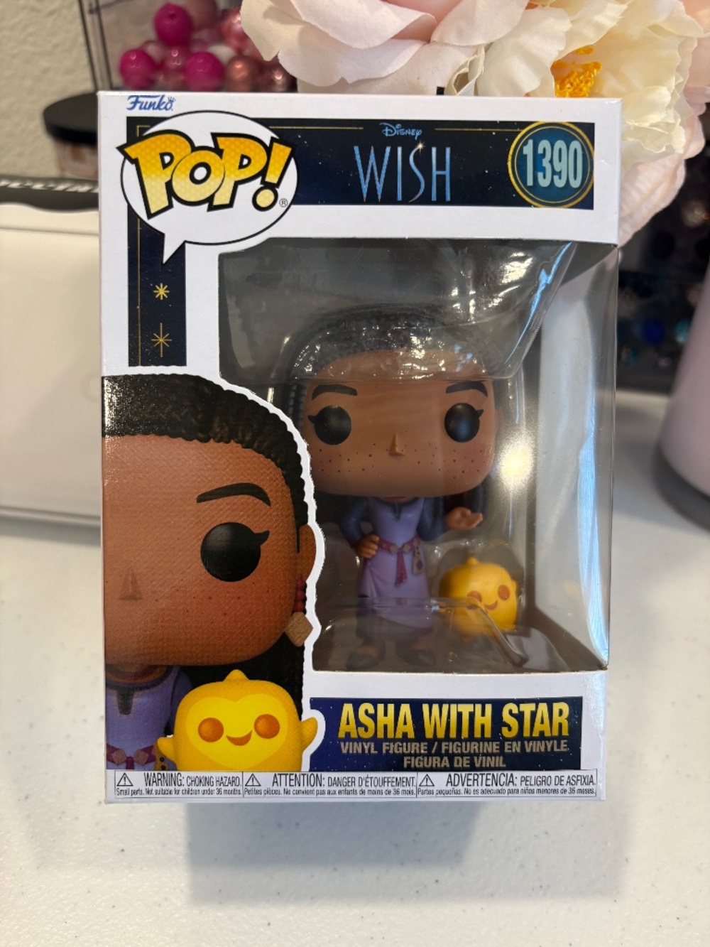 Funko Pop! Disney Wish Asha with Star Figure #1390 New